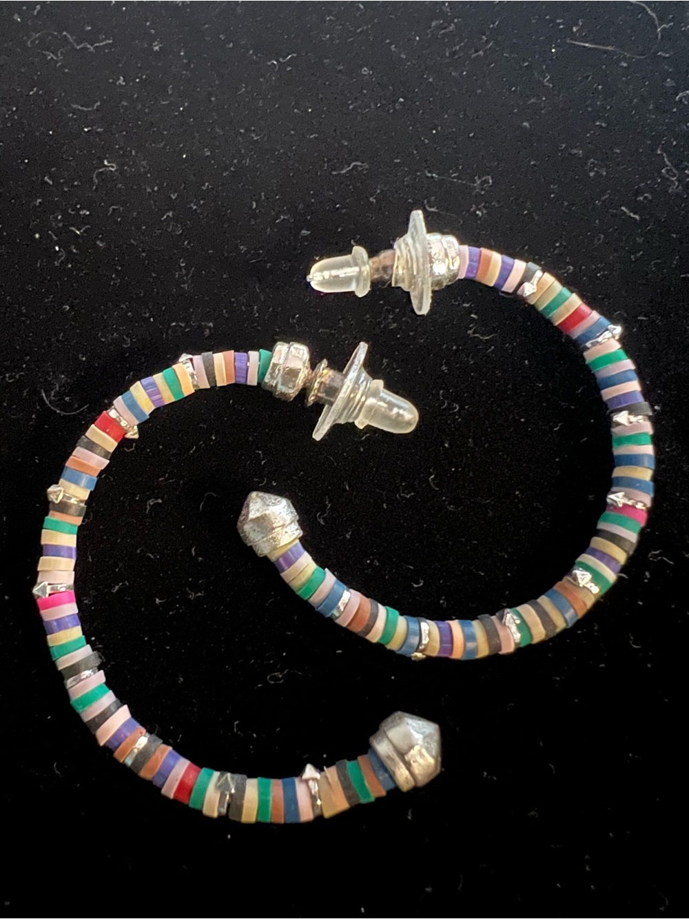 Kendra Scott Multicolor Disc Bead Hoop Earrings
